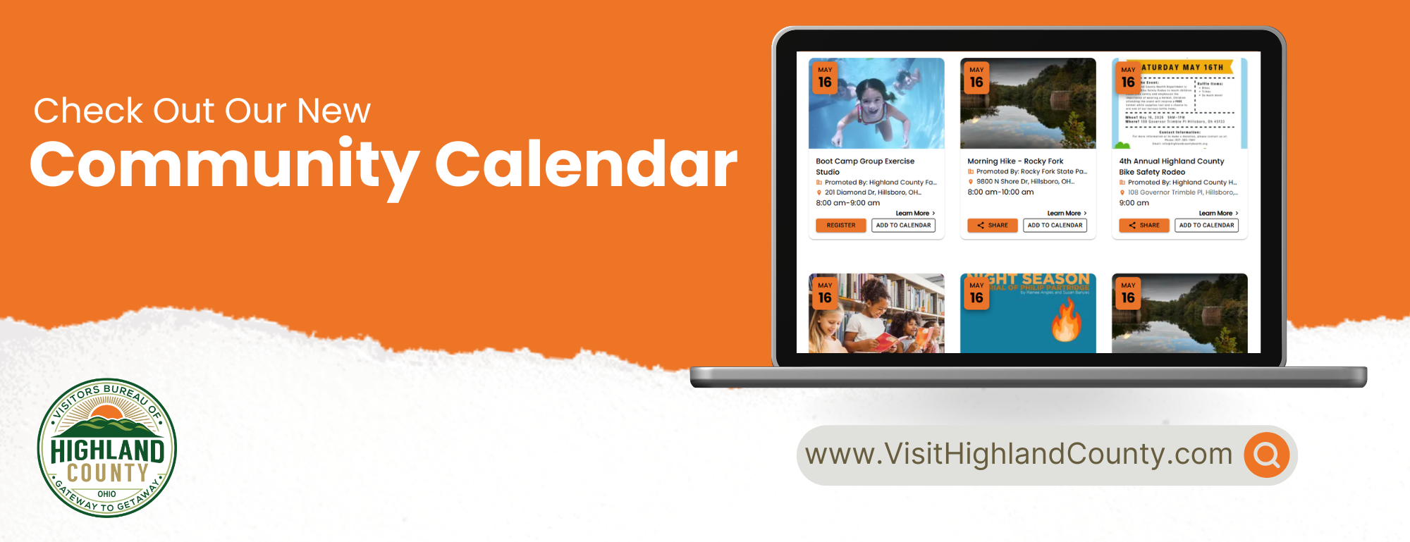 Visitors Bureau launches new Community Calendar