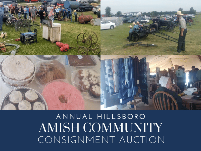 Annual Amish Consignment Sale on Karnes Road