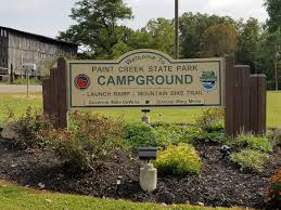 Campground at Paint Creek State Park